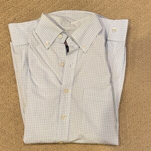 Vineyard Vines Blue and White Checkered Shirt